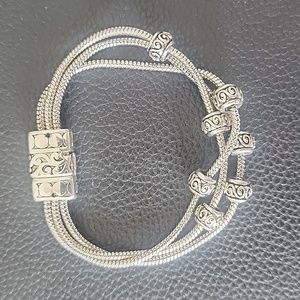 Beautiful sterling silver magnetic bracelet